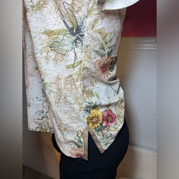 Floral Print Women's Top - Picture 7 of 9